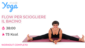 allenamento per allentare le tensioni nella zona del bacino