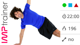 Allenamento a basso impatto per allenare la core stability con ad esercizi di isometria