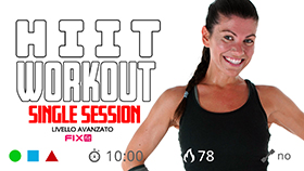 allenamento veloce con protocollo HIIT per bruciare calorie in poco tempo