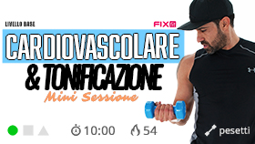 mini sessione di tonificazione con cardio