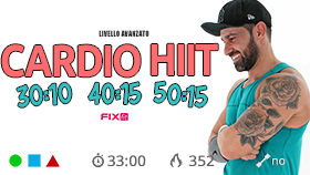 allenamento cardio HIIT ad alta intensità