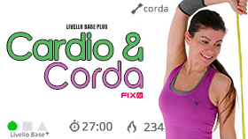 allenamento total body con cardio e corda opzionale