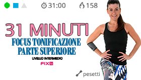 allenamento di tonificazione per le braccia con cardio
