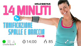 mini sessione braccia e spalle con pesetti