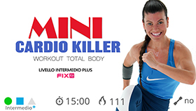 mini Cardio Killer con esercizi dinamici e cambi veloci