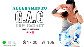 mini allenamento gag senza salti