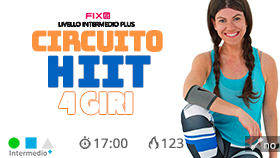 HIIT total body a circuito ad alta intensità