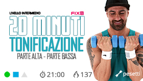 circuito total body con esercizi cardio e tonificazione