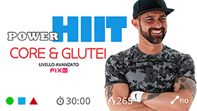 workout cardio HIIT completo + Core e Glutei a Terra