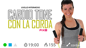 allenamento cardio tone con corda