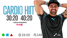 allenamento cardio HIIT intenso ad elevato stimolo muscolare e cardiovascolare