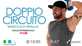 mini circuito per braccia e spalle