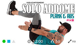 mini circuito tonificazione addome (plank e addominali)