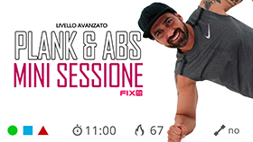mini workout mirato per rinforzare l'addome