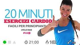 allenamento cardio con esercizi di facile esecuzione