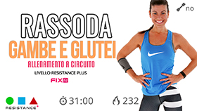 circuito intenso per gambe e glutei con cardio