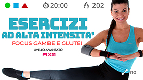 Circuito HIIT brucia grassi focus gambe e glutei