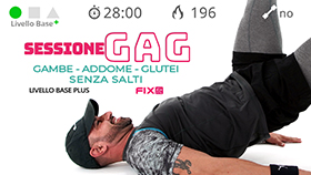 allenamento mirato per gambe addome e glutei senza salti