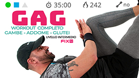 allenamento GAG completo per tonificare addome e parte inferiore