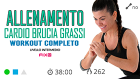 allenamento brucia grassi con cardio senza salti
