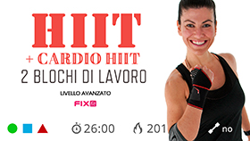 allenamento cardio HIIT + HIIT total body