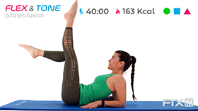 allenamento di tonificazione total body con movimenti di pilates