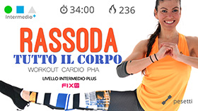 allenamento cardio PHA per tonificare parte alta e bassa