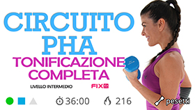 allenamento PHA senza salti a circuito