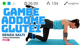 allenamento per gambe addome e glutei con cavigliere ipzionali
