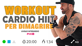 allenamento cardio HIIT a circuito ad alta intensità