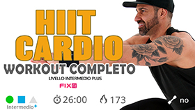 circuito ad alta intensità con sessioni cardio HIIT