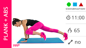 allenamento breve e intenso con esercizi per addominali e core stability