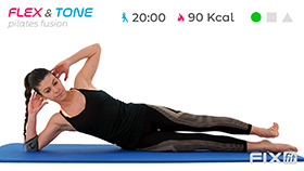 allenamento di pilates con focus addome, core stability e schiena