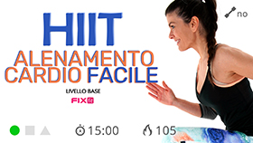 circuito HIIT total body con esercizi facili ad alta intensità