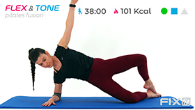 allenamento total body di 38 minuti con movimenti di pilates