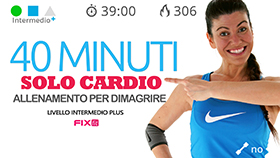allenamento cardio ad intensità medio-alta
