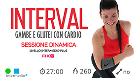 allenamento di tonificazione di gambe e glutei con cardio
