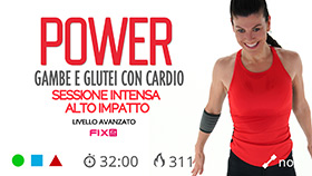 allenamento di tonificazione parte inferiore con cardio